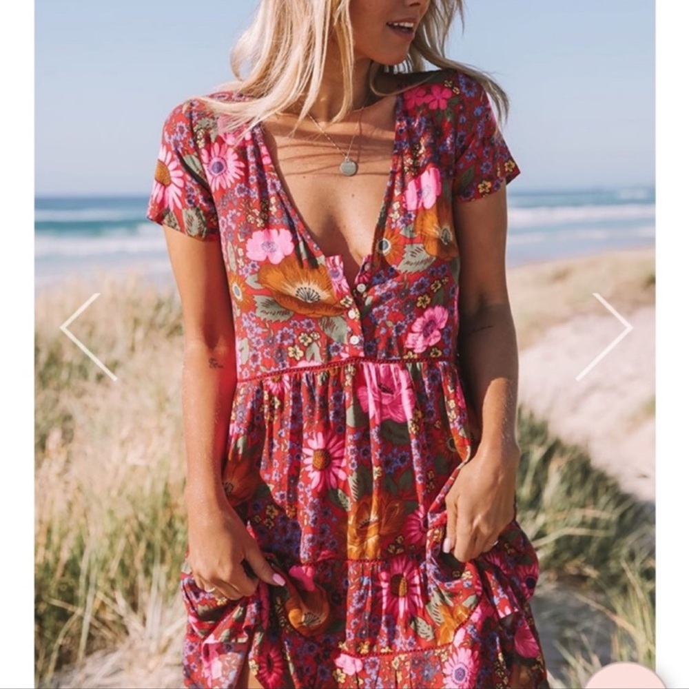 New Spell & The Gypsy Collective Desert Daisy Babydoll Dress XS